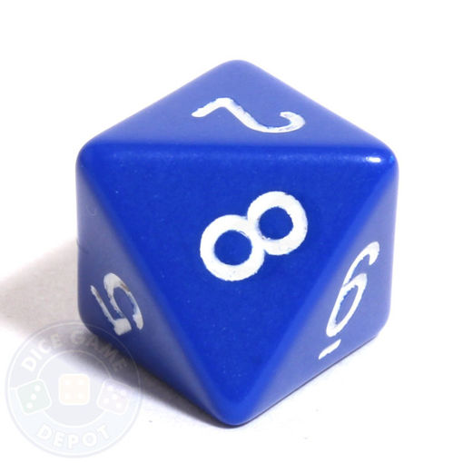Picture of 8 SIDED DICE BLUE